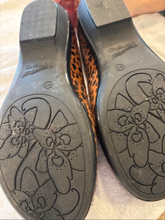 Dansko Leopard-Print Slip-On Loafers in Brown and Black - Picture 2 of 5